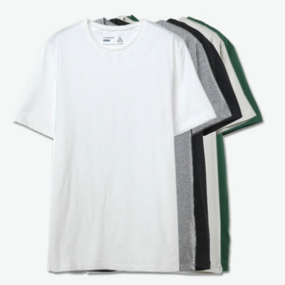 基本款好价！TOPMAN 纯棉休闲短袖T恤（五件装）
