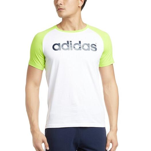 活力四射！adidas NEO 阿迪达斯 BASE 男式 短袖上衣