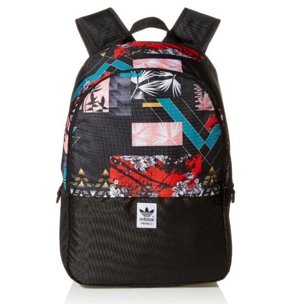 个性印花！adidas 阿迪达斯 双肩背包 AJ7047