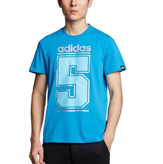 简单百搭！adidas 阿迪达斯 VDAY 男士 短袖T恤 AJ361