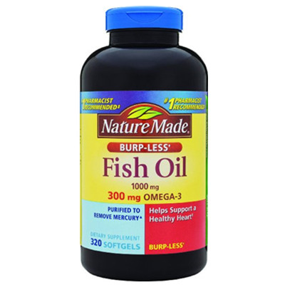 好价！Nature Made 莱萃美 Omega 3 防打嗝深海鱼油