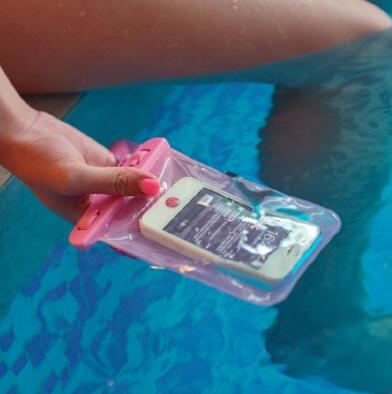 水下可拍照！LYCEEM 蓝橙  智能手机防水袋  PR20111