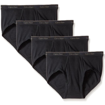 超值4条装！Calvin Klein  Classic 男士纯棉内裤四条装
