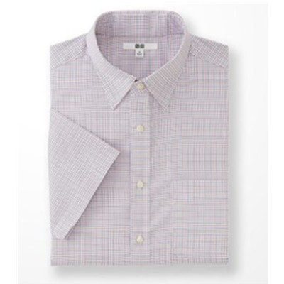 百搭单品！优衣库DRY EASY CARE格子衬衫169233