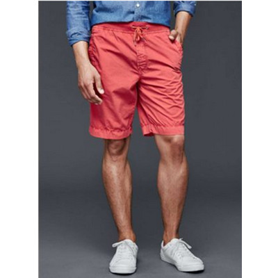 舒适有型！Gap纯棉百搭舒适系带短裤199936