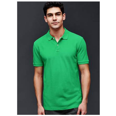 简约有型！Gap经典短袖Polo衫199149-2