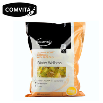安全润喉！comvita康维他蜂胶润喉糖果500g