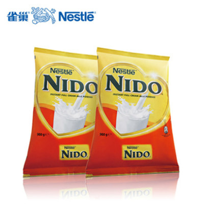高钙蛋白！雀巢奶粉nido全脂成人奶粉900g*2袋