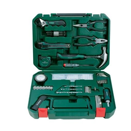功能齐全！BOSCH 博世 家用多功能五金工具箱(108件套)