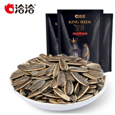 颗粒饱满！洽洽皇葵黑糖瓜子110g*6袋