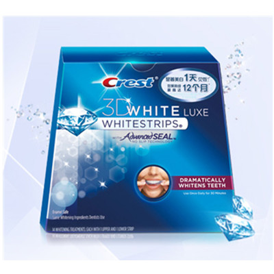 闪耀炫白！佳洁士进口炫白牙贴14件套装