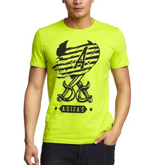 简约！adidas NEO 阿迪达斯  男式  短袖T恤 S25069