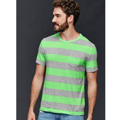 全网好价！Gap百搭条纹多选单袋短袖圆领套头T恤200655