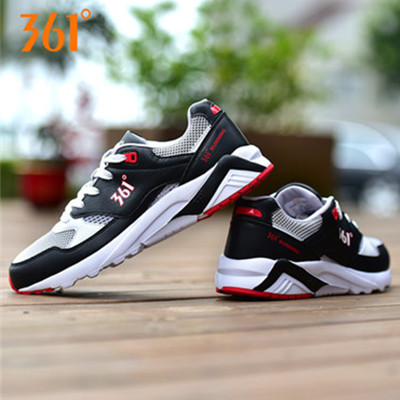 复古拼接！361&deg;轻便透气慢跑鞋671622219