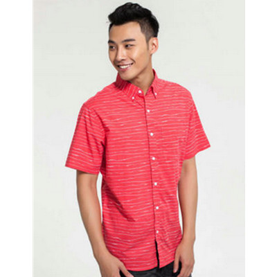 小降！OLD NAVY全棉多印花短袖衬衫118942