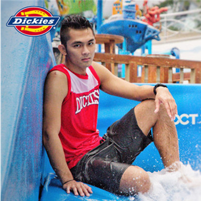 盛夏热促！Dickies男式运动休闲风圆领短袖T恤162M30EC31