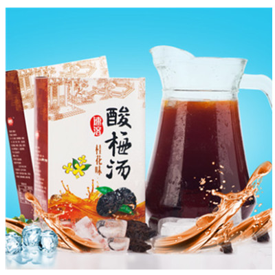 冰爽解渴！福事多桂花酸梅汤350g*2盒