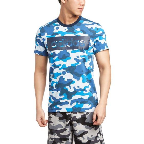 全迷彩！adidas 阿迪达斯 ESSENTIALS 男式 短袖T恤