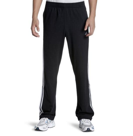 宽松舒适！adidas 阿迪达斯 ESSENTIALS 男 针织长裤 W634