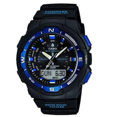 休闲！CASIO 卡西欧  石英男士手表 SGW-500H-2B