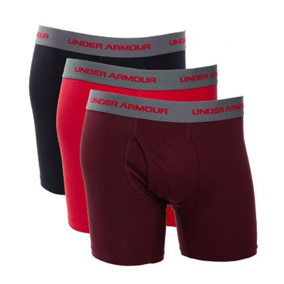 告别普通内裤！Under Armour 安德玛Boxerjock内裤3条装