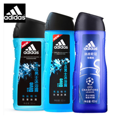 清新舒爽！阿迪达斯男士洗浴组合装