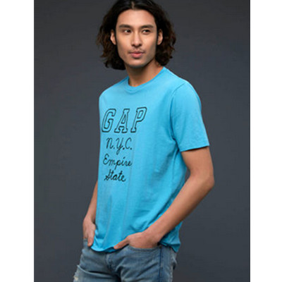 盛夏热促！Gap男士纯棉多选色短袖179895