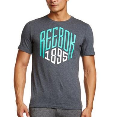 简约休闲！Reebok 锐步 男式 短袖T恤 AJ2665