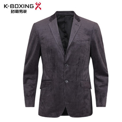细腻舒适！劲霸商务休闲单西服BXFX3002