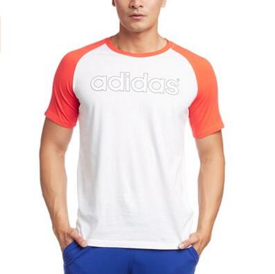 清新撞色！adidas NEO 阿迪达斯 男式 运动T恤 16Q3