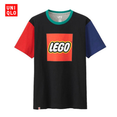 潮流时尚！UNIQLO优衣库LEGO印花T恤170093