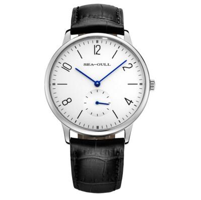 超轻薄！SEA-GULL 海鸥 纤薄系列 手动机械男表