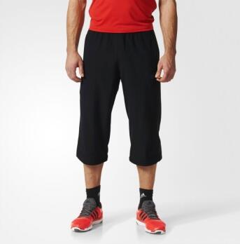 宽松透气！adidas 阿迪达斯 CLIMA 365 男式 梭织中裤