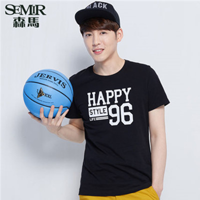 白菜价！森马圆领纯棉字母印花短袖T恤