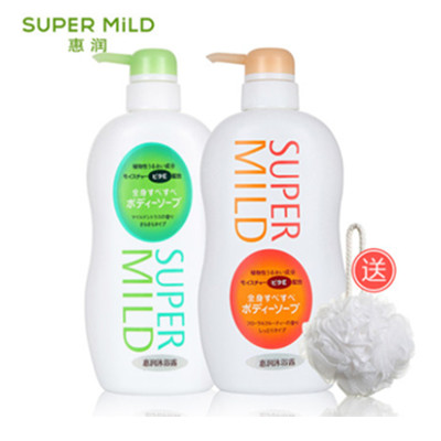 浓密泡沫！资生堂惠润柑橘果味沐浴露650ml*2