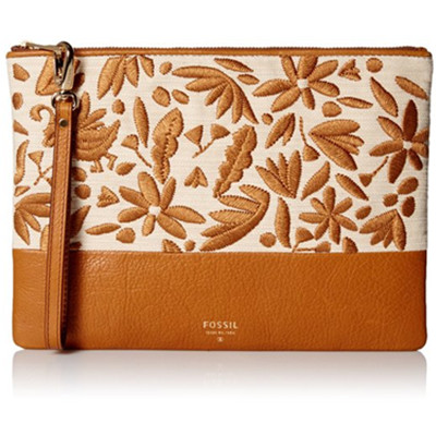 时尚！FOSSIL Large Wristlet女士手拿包