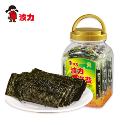 酥脆美味！波力海苔原味126g桶装