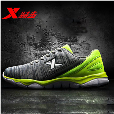 飞线科技！特步轻质慢跑鞋984319119136