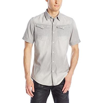 下单7折！G-Star Raw Arc 3d 男士纯棉牛仔衬衫