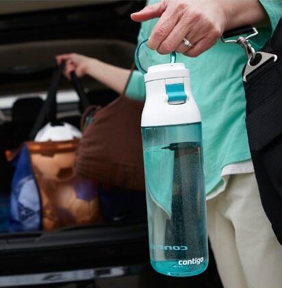 防漏！Contigo 户外防漏便携随手杯 薄荷绿色 650ml