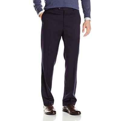 下单7折！诺帝卡Nautica Flat Front 男士羊毛西裤