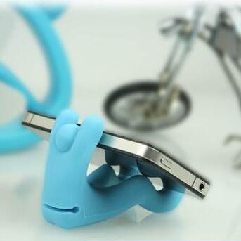 多用途！X-jacket 手机支架 多用途 瑜伽造型 黄色