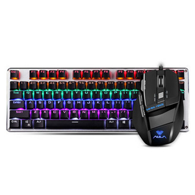 全键无冲！狼蛛契约者机械键盘鼠标套装