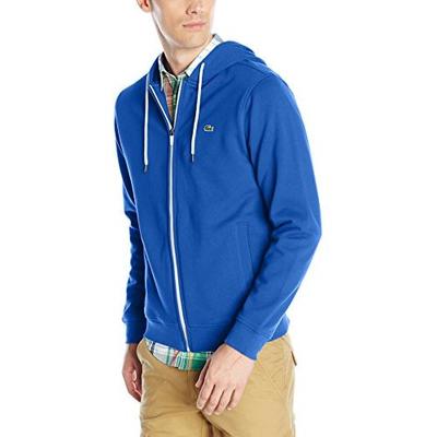 轻奢大牌！鳄鱼Lacoste Classic Cotton 男士纯棉连帽卫衣
