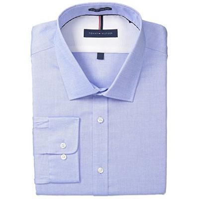干净！Tommy Hilfiger Non Iron 男士纯色衬衫