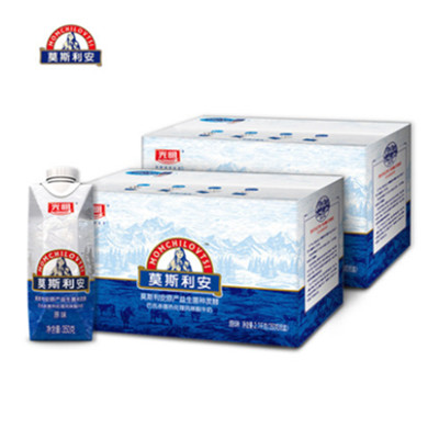 营养丰富！光明莫斯利安常温酸奶350gx6盒x2提