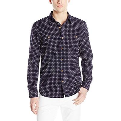 新低！幸运牌Lucky Brand Indigo 男士亚麻衬衫