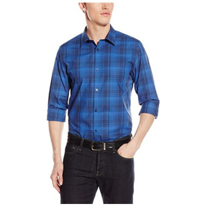 两色！CK Cool Tech Non 男士长袖衬衫