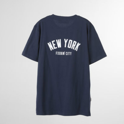 2件7折！Preppy Elite 'NEW YORK'印花短袖T恤