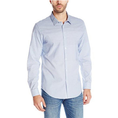 两色！Calvin Klein Yarn-Dye 男士长袖衬衫